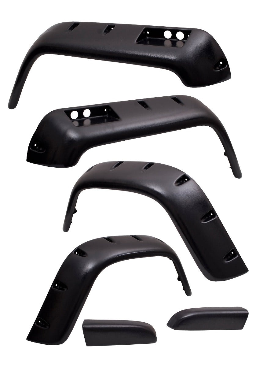 Rugged Ridge 11632.20 6 Piece All Terrain Fender Flare Kit, 4.75 Inch