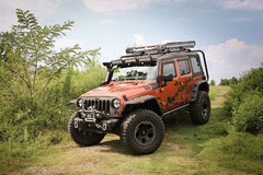 Rugged Ridge 11640.09 Hurricane Fender Flare Kit, EU, Textured
