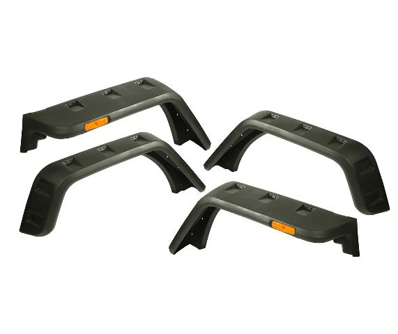 Rugged Ridge 11640.09 Hurricane Fender Flare Kit, EU, Textured