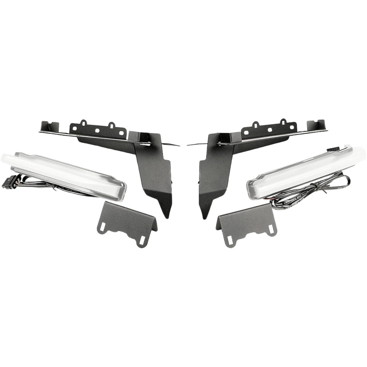 Rugged Ridge 11640.95 Chop Brackets, W/Drl Set, Front