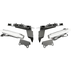 Rugged Ridge 11640.95 Chop Brackets, W/Drl Set, Front