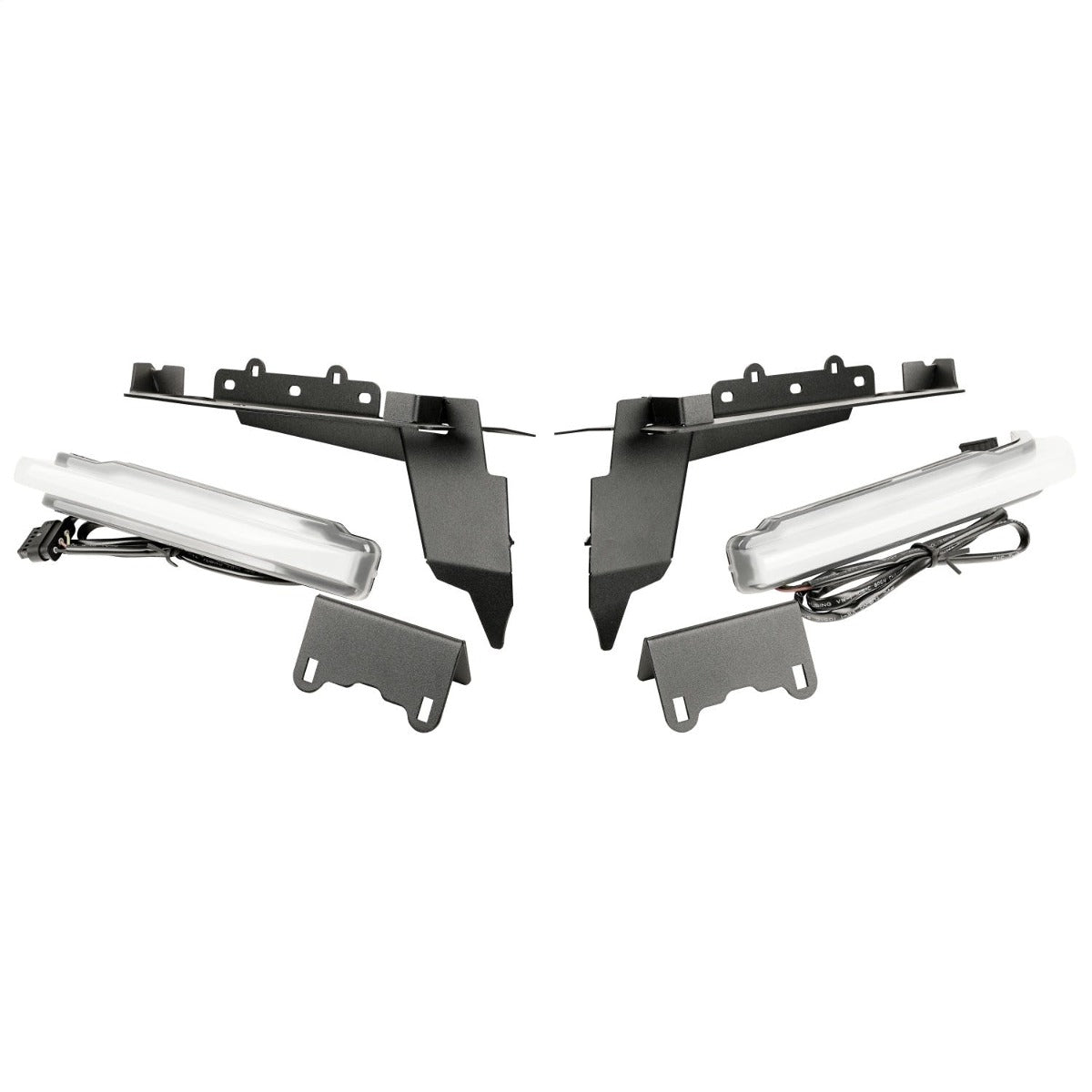 Rugged Ridge 11640.96 Chop Brackets, with DRL Set, Front