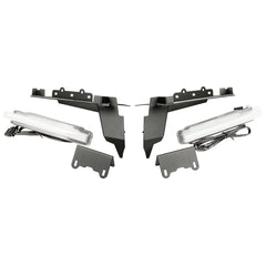 Rugged Ridge 11640.96 Chop Brackets, with DRL Set, Front