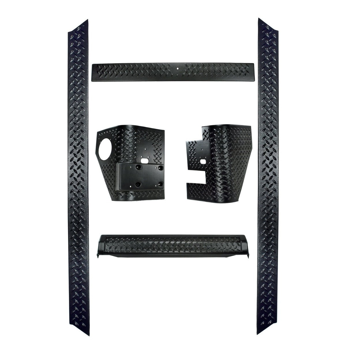 Rugged Ridge 11650.51 6 Piece Body Armor Kit; 97-06 Jeep Wrangler TJ