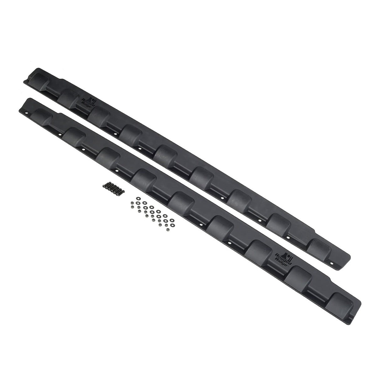 Rugged Ridge 11651.11 Rocker Guard Kit; Body Armor; 2 Door; 07-17 Jeep Wrangler JK