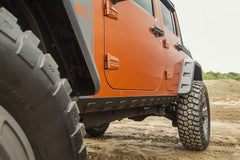 Rugged Ridge 11651.12 Rocker Guard Kit; Body Armor; 4 Door; 07-17 Jeep Wrangler JK
