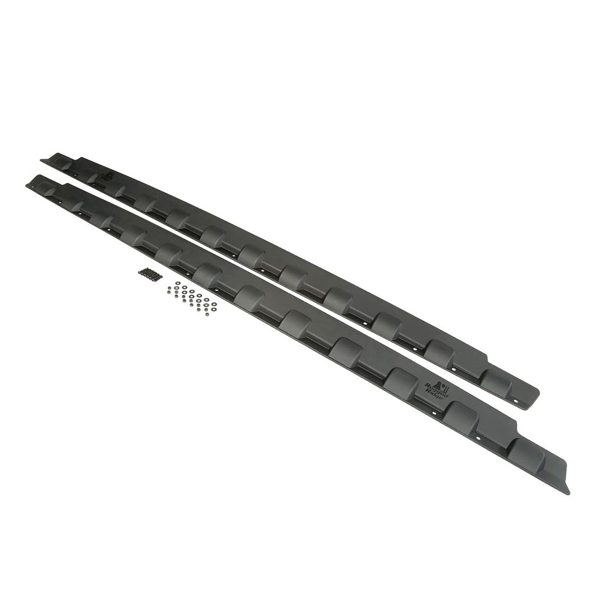 Rugged Ridge 11651.12 Rocker Guard Kit; Body Armor; 4 Door; 07-17 Jeep Wrangler JK