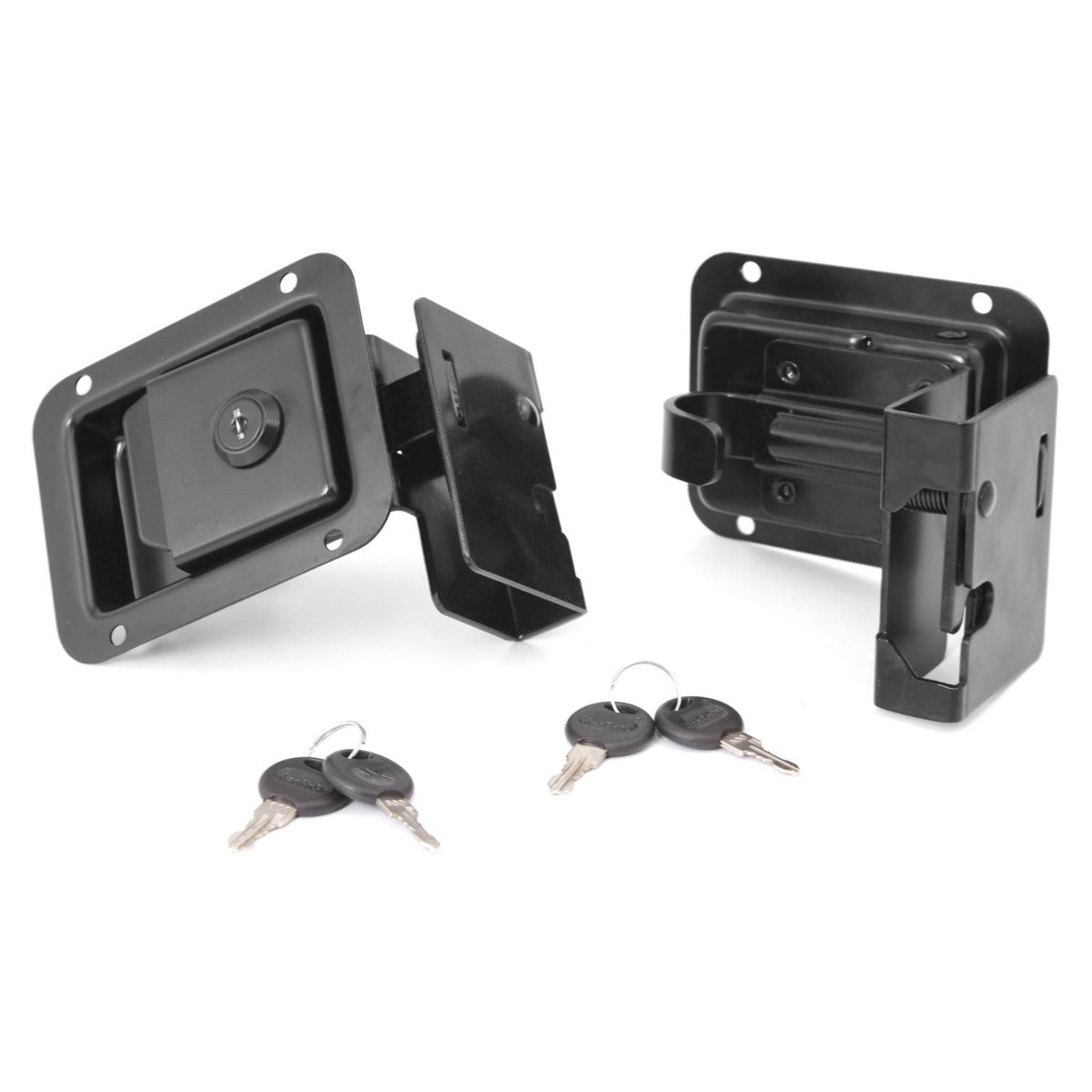 Rugged Ridge 11812.80 Door Latch Set; 07-17 Jeep Wrangler JK