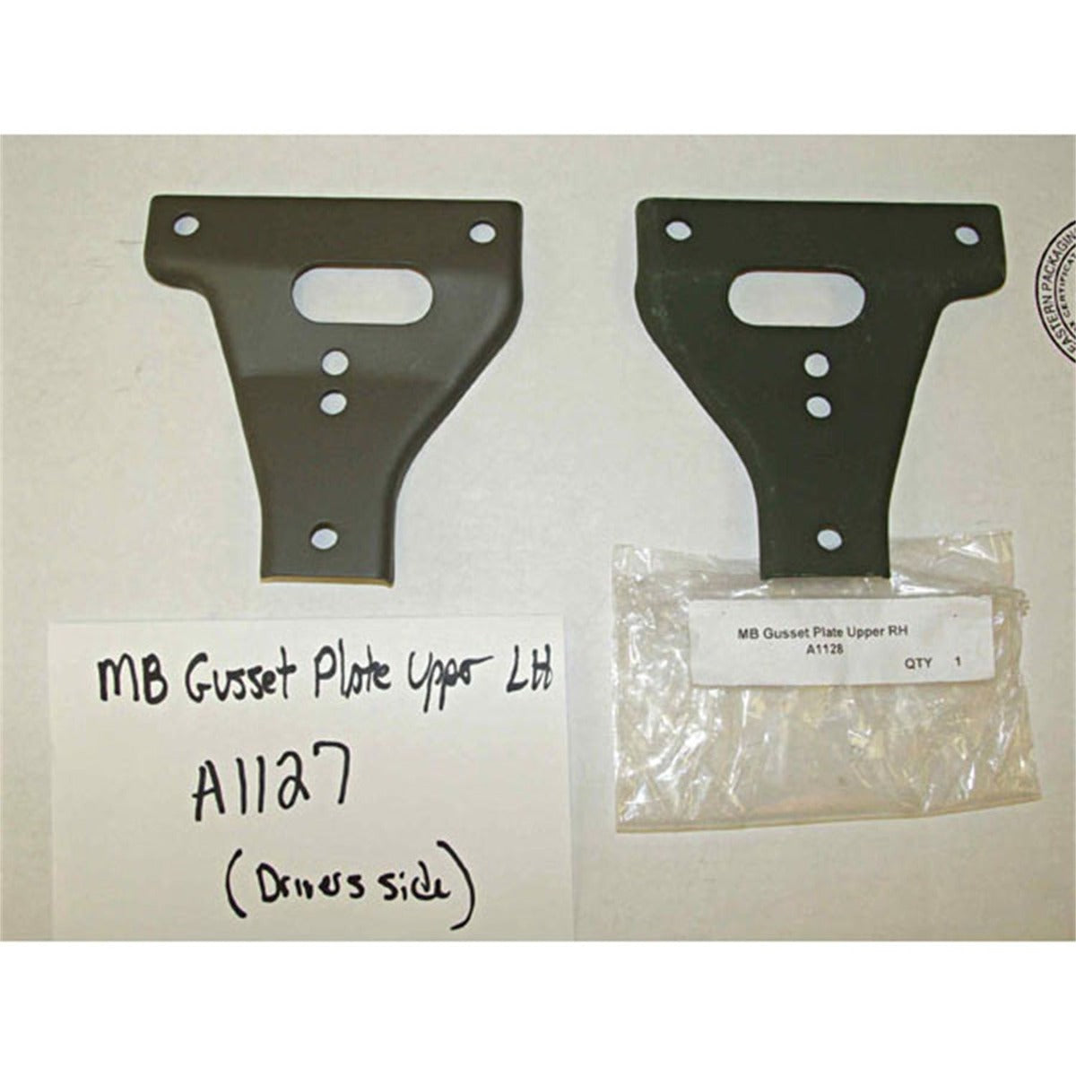 Omix-ADA 12021.27 Front Bumper Upper Gusset Left