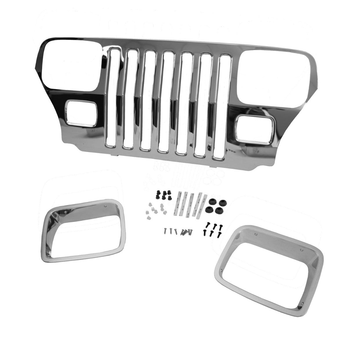 Omix-ADA 12033.06 Chrome Grille Overlay