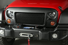 Rugged Ridge 12034.01 Spartan Grille; 07-17 Jeep Wrangler JK