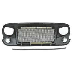 Rugged Ridge 12034.01 Spartan Grille; 07-17 Jeep Wrangler JK