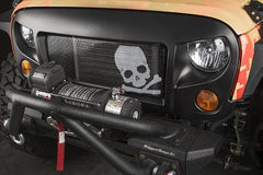Rugged Ridge 12034.33 Spartan Grille Kit; Skull; 07-17 Jeep Wrangler JK