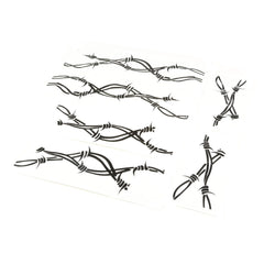 Rugged Ridge 12300.32 Side Decals; Pair; Barbed Wire; 07-17 Jeep Wrangler JK