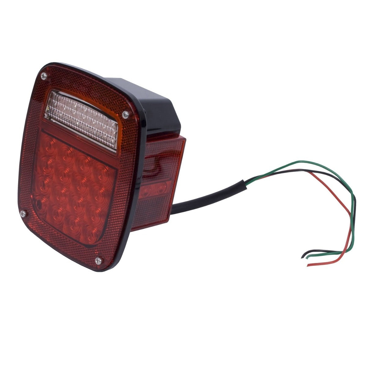 Rugged Ridge 12403.82 LED Tail Light Assembly; Right Side; 76-06 Jeep CJ/Wrangler YJ/TJ