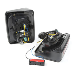 Rugged Ridge 12403.88 LED Tail Light Set, Smoke