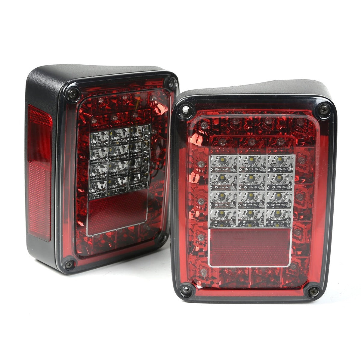 Rugged Ridge 12403.88 LED Tail Light Set, Smoke