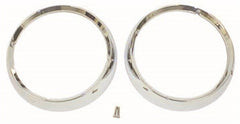 Omix-ADA 12419.04 Headlight Bezel Set, Chrome