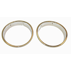 Omix-ADA 12419.08 Headlight Bezels, Chrome