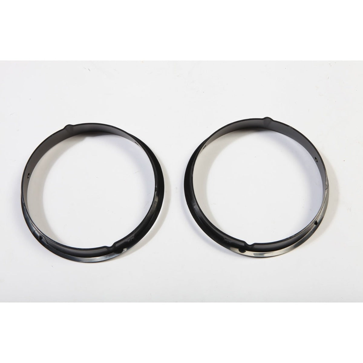 Rugged Ridge 12419.23 Black Headlight Bezels; 97-06 Jeep Wrangler TJ