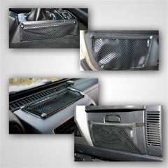 Rugged Ridge 12495.11 Interior Mesh Storage Kit; 97-06 Jeep Wrangler TJ