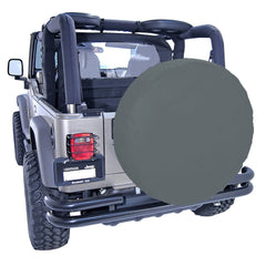 Rugged Ridge 12803.15 33 Inch Tire Cover; Black Denim