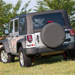 Rugged Ridge 12804.35 35-36 Inch Tire Cover; Black Diamond