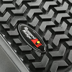 Rugged Ridge 12920.11 Front Floor Liners, Black