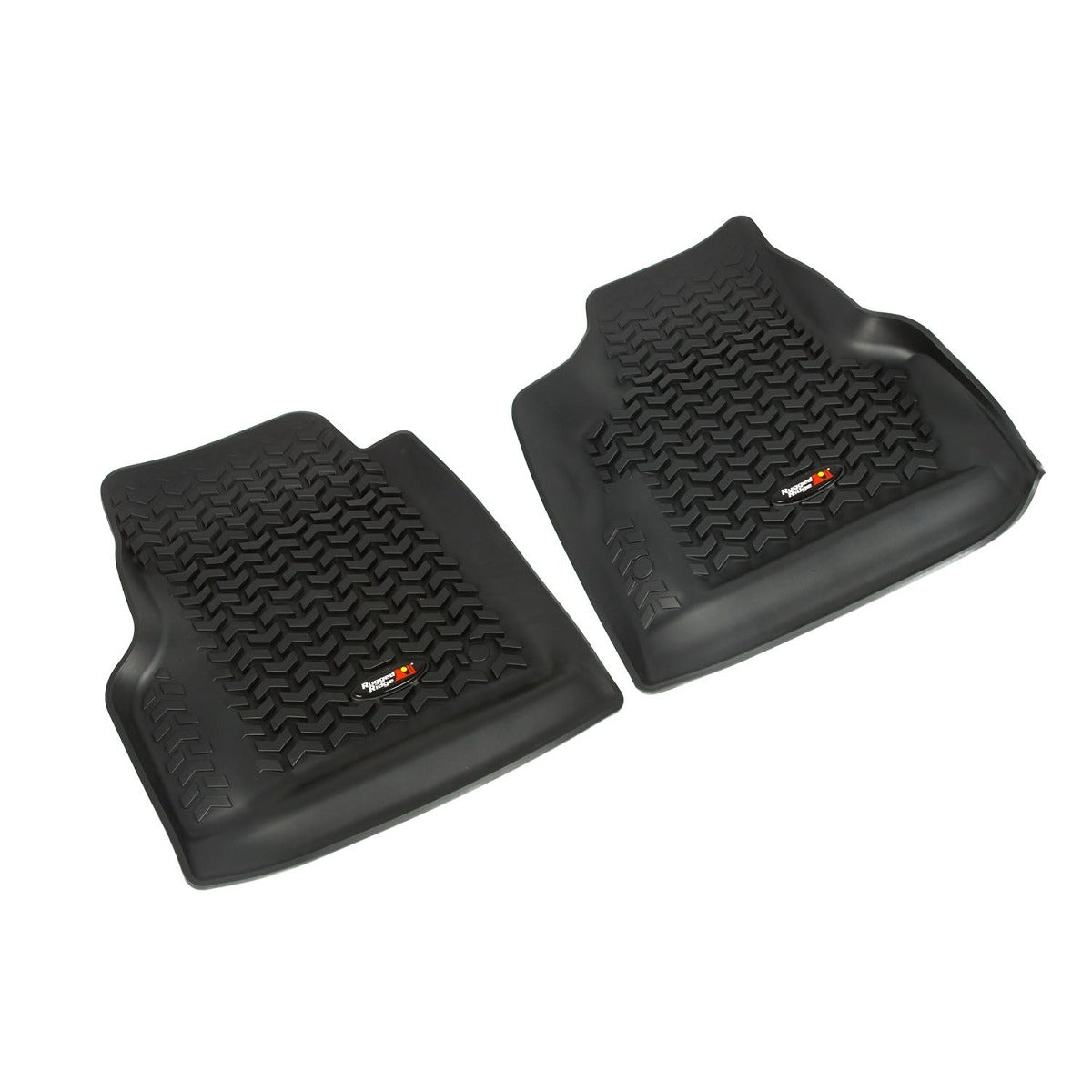 Rugged Ridge 12920.11 Front Floor Liners, Black