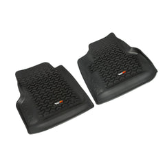 Rugged Ridge 12920.11 Front Floor Liners, Black