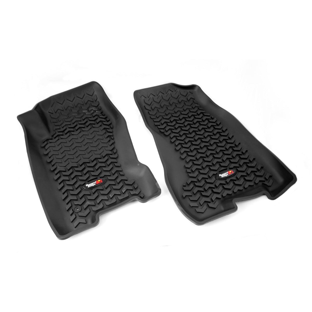 Rugged Ridge 12920.27 Front Floor Liners, Black