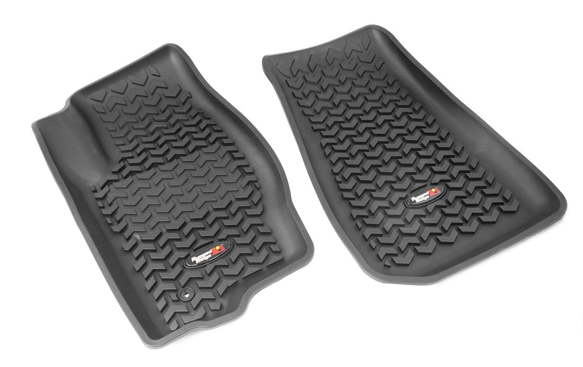 Rugged Ridge 12920.30 Floor Liners; Front; Blk; 07-12 Caliber/07-17 MK