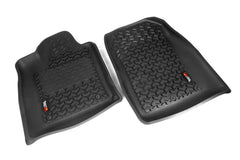 Rugged Ridge 12920.32 Front Floor Liners, Black