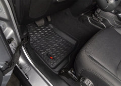Rugged Ridge 12920.36 Floor Liner Kit, Front, Black