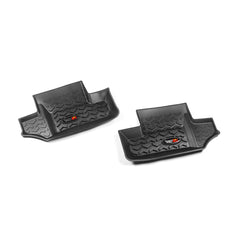 Rugged Ridge 12950.02 Rear Floor Liners, Black