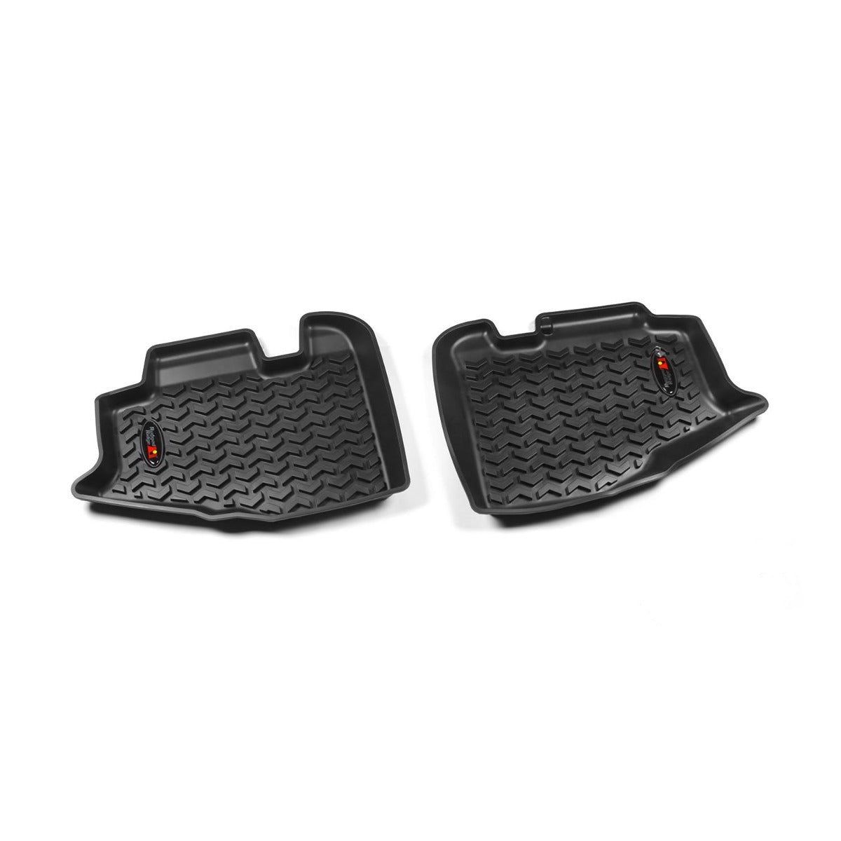 Rugged Ridge 12950.10 Floor Liners; Rear; Black; 97-06 Jeep Wrangler/Unlimited TJ/LJ