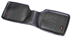 Rugged Ridge 12950.19 Floor Liners; Rear; Black; 84-01 Jeep Cherokee XJ