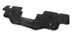 Rugged Ridge 12950.22 Floor Liners; Rear; Black; 76-95 Jeep CJ7/Wrangler YJ
