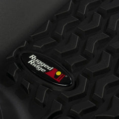 Rugged Ridge 12950.49 Floor Liner, Rear, Black, 18-19 Jeep Wrangler JL, 2 Door