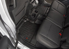 Rugged Ridge 12987.05 Floor Liner Kit, Front/Rear, Black