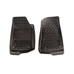 Rugged Ridge 12987.43 Floor Liner Kit, Black, Front and Rear, 18-19 Jeep Wrangler JL, 2 Door