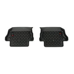 Rugged Ridge 12987.43 Floor Liner Kit, Black, Front and Rear, 18-19 Jeep Wrangler JL, 2 Door