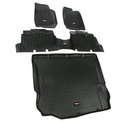 Rugged Ridge 12988.04 Floor Liners Kit, Black