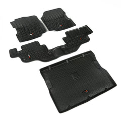 Rugged Ridge 12988.09 Floor Liners Kit, Black