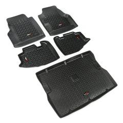 Rugged Ridge 12988.10 Floor Liners Kit, Black