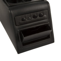 Rugged Ridge 13102.01 Ultimate Locking Console; Black; 76-95 Jeep CJ/Wrangler YJ