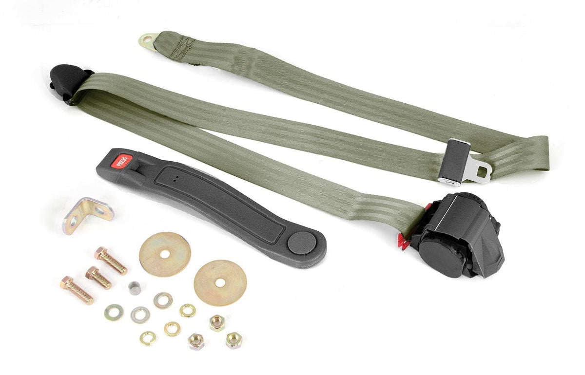 Omix-ADA 13202.42 3-Point Seat Belt Olive Retractable