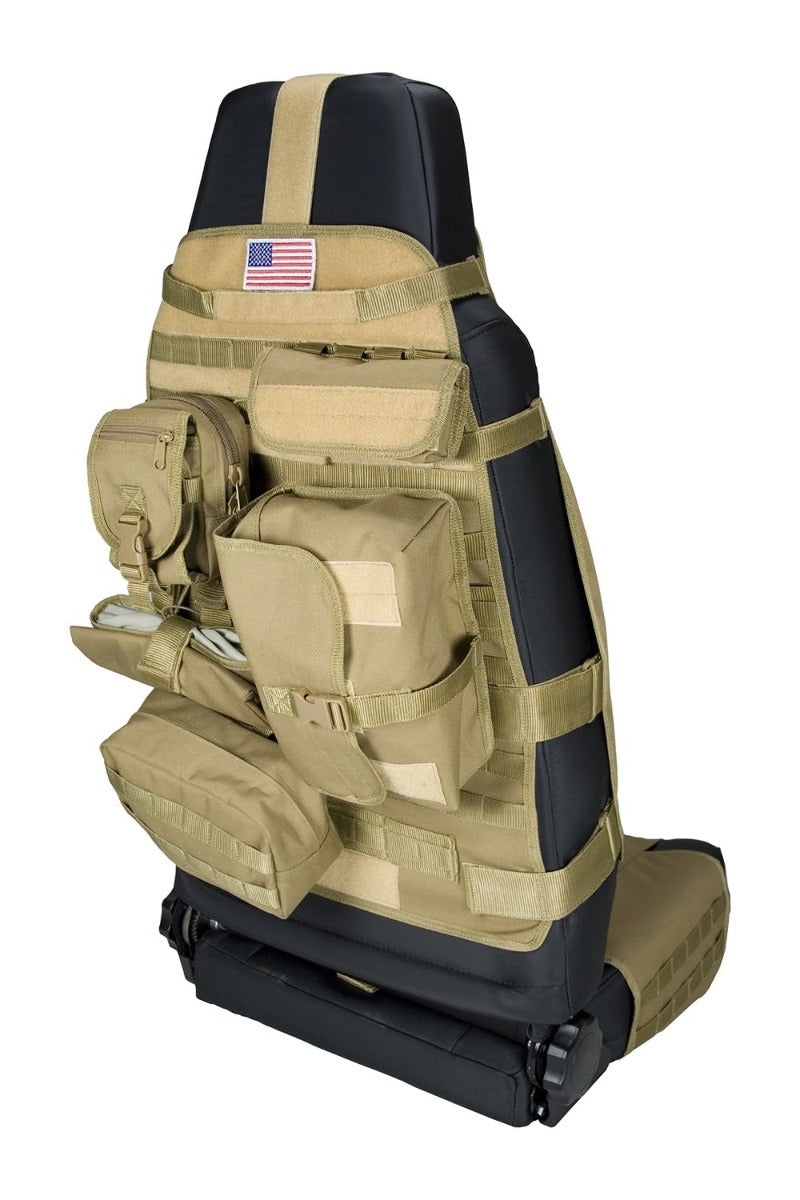 Rugged Ridge 13236.04 Front Cargo Seat Cover; Tan; 76-17 Jeep CJ/Wrangler YJ/TJ/JK