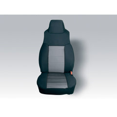 Rugged Ridge 13241.09 Fabric Front Seat Covers; Gray; 91-95 Jeep Wrangler YJ