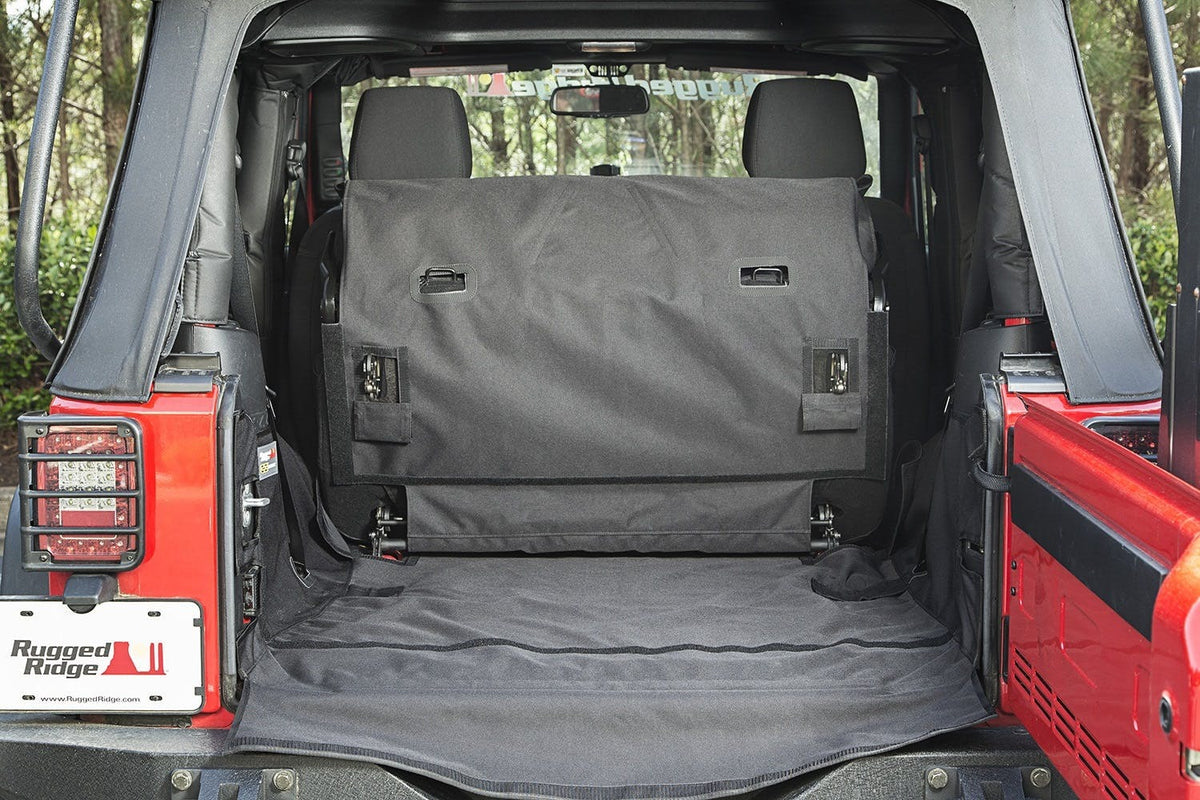 Rugged Ridge 13260.03 C3 Cargo Cover; 2-Door W/O Subwoofer; 07-17 Jeep Wrangler JK